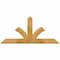 Ekena Millwork Richland Rough Sawn Timber Gable Bracket, Western Red Cedar, 48"W x 22"H x 2"D x 4"F, 11/12 Pitch GBW048X22X0204RIC00RWR - alternate 1